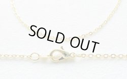 画像1: ネックレスチェーン　アズキG４０ｃｍ　真鍮製