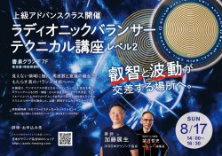 画像2: 【早割期間中】　ラディオニックバランサー・テクニカル講座レベル２　〜上級アドバンスクラス〜