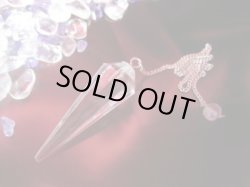 画像1: ヒマラヤ水晶ファセット付ペンデュラム　【Ａ】