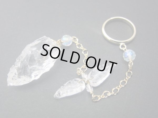 画像2: 【ヒマラヤ水晶】　ラフクリスタル・リングペンデュラム【エンジェルタイプ・ＮＧＪ純正】
