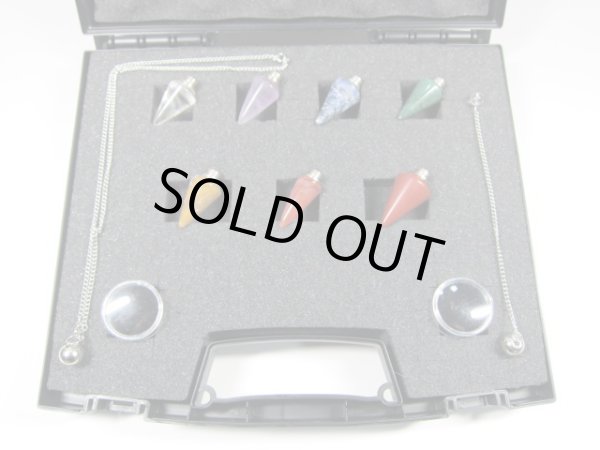 画像5: 大特価７０％引き！！さらにワンド用ロッド２本無料プレゼント　【交換ヘッド方式】７チャクラペンデュラム・マルチセット