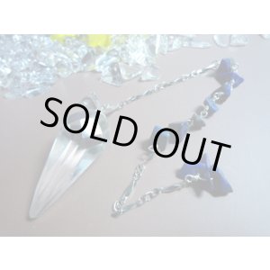 画像: ヒマラヤ水晶　セレニティペンデュラム【ラピス・デザインチェーン】 【★ＩＣＨＡ－model】