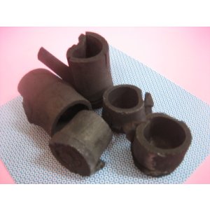 画像: 飾り炭・丸竹節付き