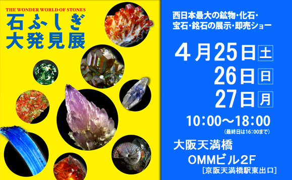 画像: 石ふしぎ大発見展　大阪ショーに出展のお知らせと商品の出荷について