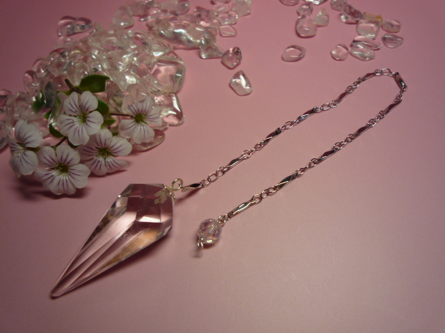 画像: ヒマラヤ水晶　セレニティ　ペンデュラム　A-type 【★ＩＣＨＡ－model】【シルバーカラーチェーン】